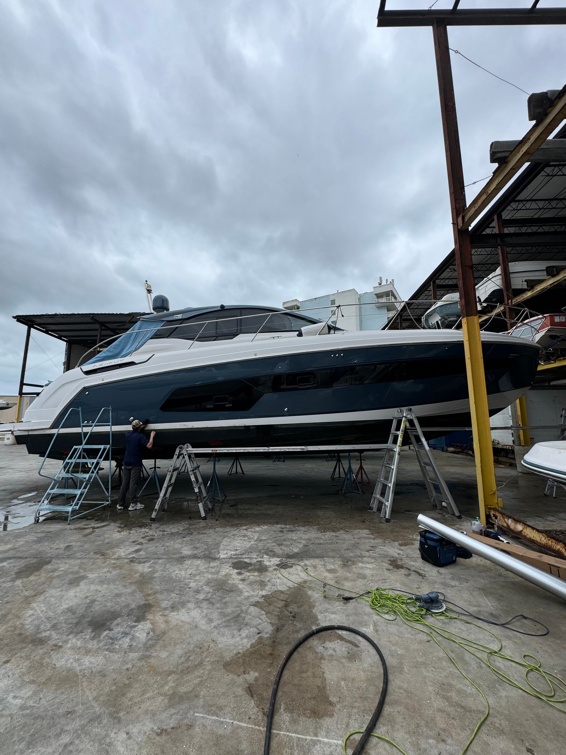 Quality boat detailing and wrapping services provided by Marine Wraps.